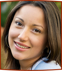 Young woman smiling